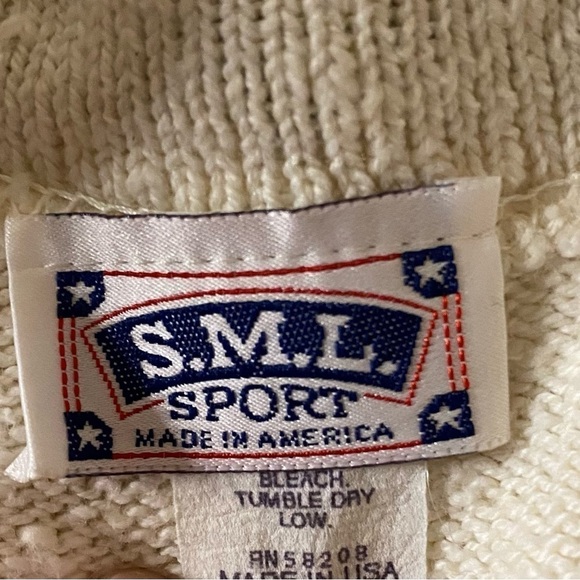 Vintage S.M.L Sport Women’s Sweater Vest - Picture 4 of 5